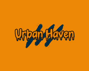 Halloween Graffiti  Wordmark logo design