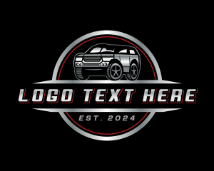 Racing - Automotive Vehicle SUV logo design