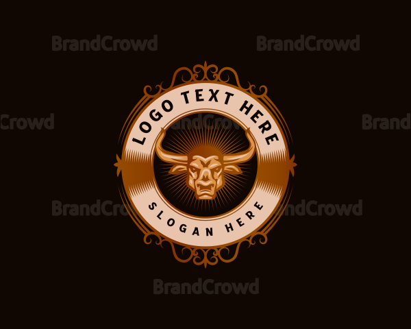 Bull Texas Ranch Logo