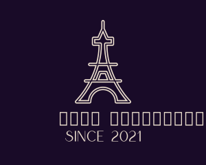 Eiffel Tower Landmark logo design