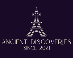 Eiffel Tower Landmark logo design