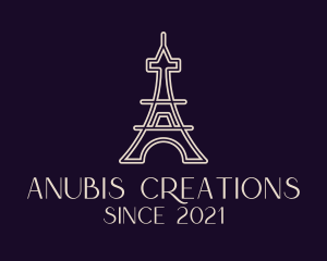 Eiffel Tower Landmark logo design