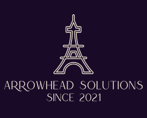 Eiffel Tower Landmark logo design