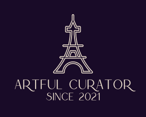 Eiffel Tower Landmark logo design