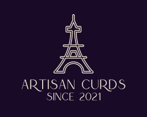 Eiffel Tower Landmark logo design