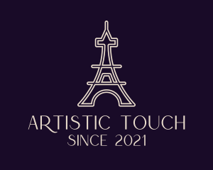 Eiffel Tower Landmark logo design