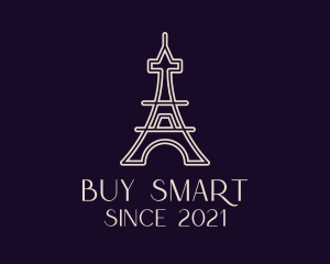 Eiffel Tower Landmark logo design