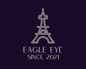 Eiffel Tower Landmark logo design