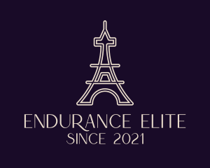 Eiffel Tower Landmark logo design