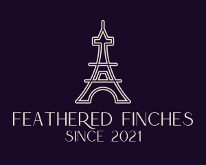 Eiffel Tower Landmark logo design