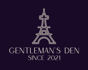 Eiffel Tower Landmark logo design