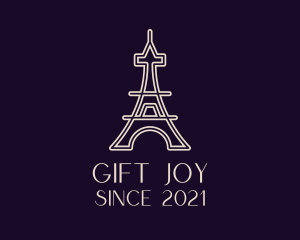 Eiffel Tower Landmark logo design