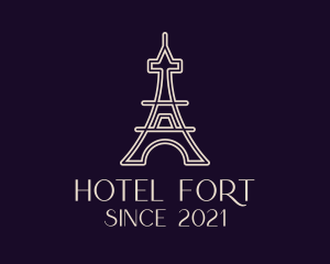 Eiffel Tower Landmark logo design