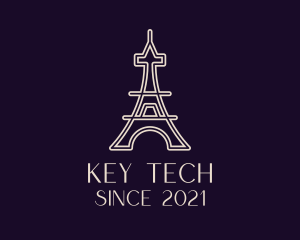 Eiffel Tower Landmark logo design