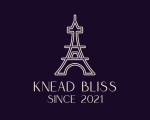 Eiffel Tower Landmark logo design