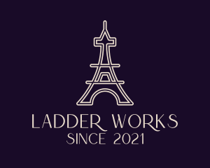 Eiffel Tower Landmark logo design