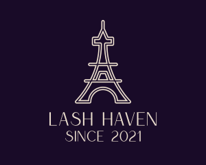 Eiffel Tower Landmark logo design