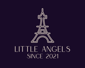 Eiffel Tower Landmark logo design