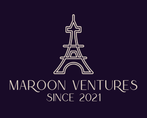 Eiffel Tower Landmark logo design