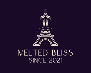 Eiffel Tower Landmark logo design