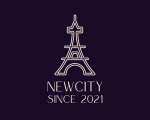 Eiffel Tower Landmark logo design