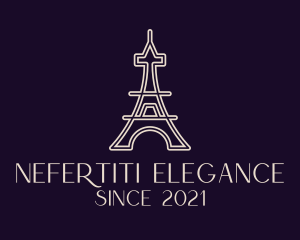 Eiffel Tower Landmark logo design