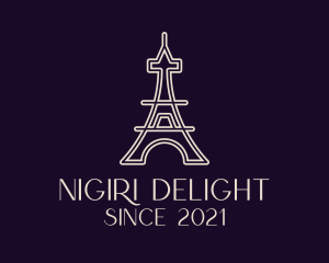 Eiffel Tower Landmark logo design