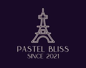 Eiffel Tower Landmark logo design