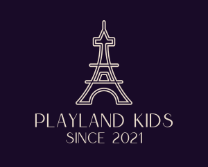 Eiffel Tower Landmark logo design