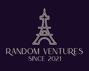 Eiffel Tower Landmark logo design