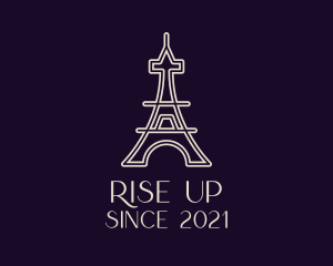 Eiffel Tower Landmark logo design