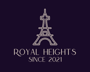 Eiffel Tower Landmark logo design