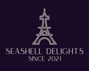 Eiffel Tower Landmark logo design