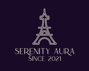 Eiffel Tower Landmark logo design