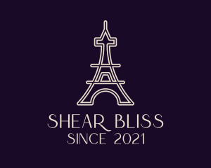 Eiffel Tower Landmark logo design