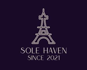 Eiffel Tower Landmark logo design