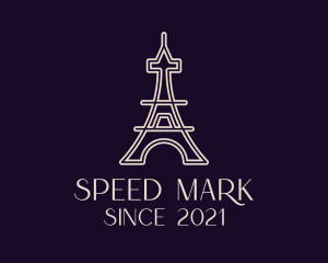 Eiffel Tower Landmark logo design