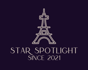 Eiffel Tower Landmark logo design