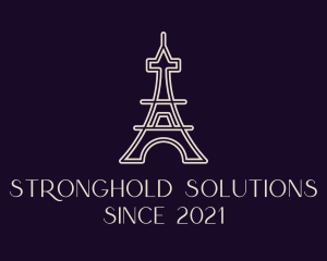 Eiffel Tower Landmark logo design