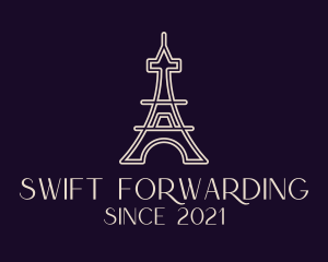 Eiffel Tower Landmark logo design