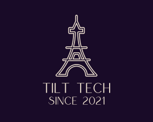 Eiffel Tower Landmark logo design