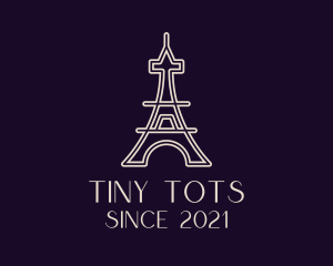 Eiffel Tower Landmark logo design