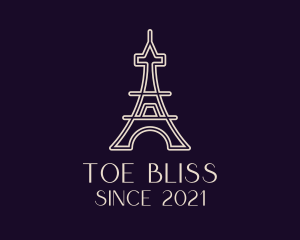 Eiffel Tower Landmark logo design