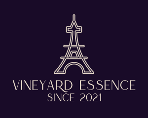 Eiffel Tower Landmark logo design