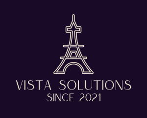 Eiffel Tower Landmark logo design