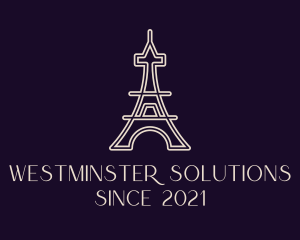 Eiffel Tower Landmark logo design