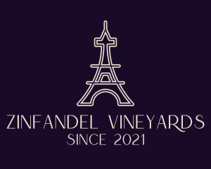 Eiffel Tower Landmark logo design