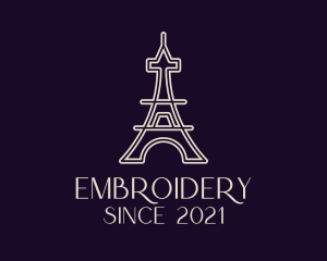 Eiffel Tower Landmark logo design