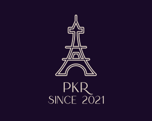 Eiffel Tower Landmark logo design