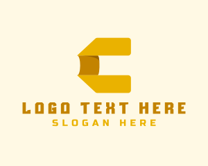 Letter C - Professional Ribbon Letter C Business logo design